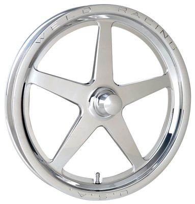 Weld Alumastar Frontrunner 17x2.15 / Anglia Spindle / 0 BS - Polished - Non-BL Wheel - 88-17000 Photo - Primary