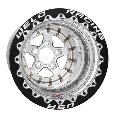 Weld Alumastar 16x16 / 5x4.75 / 4 BS / 3.18 HB - Polished Center - Polished Shell - DBL Wheel - 88-616278UP Photo - Primary