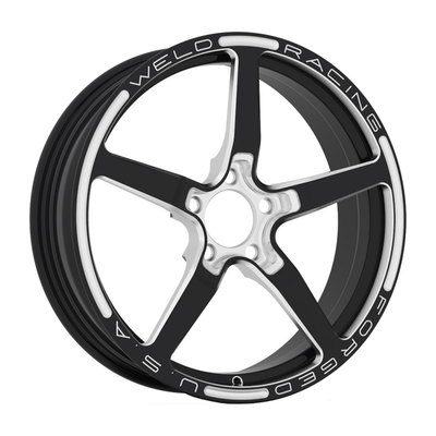 Weld Alumastar Frontrunner 18x6 / 5x120 / 4.25 BS / 3.1 HB - Gloss Black Milled - Non-BL Wheel - 88C-1806258-B Photo - Primary