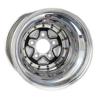 Weld Alumastar Pro 16x16/5x5.5/5 BS/3.5 HB-Polished Center-Polished Shell-Knurled Non-BL Wheel - 89-616560K Photo - Primary
