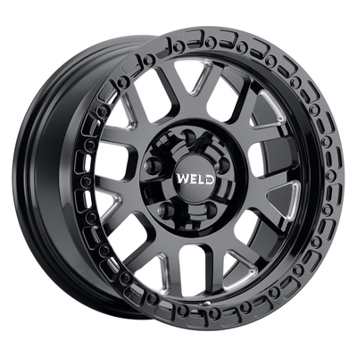 Weld Cinch 20x10 / 5x127 / 4.75 BS / 87.1 HB - Gloss Black Milled - Non-BL Wheel - W10500057476 Photo - Primary