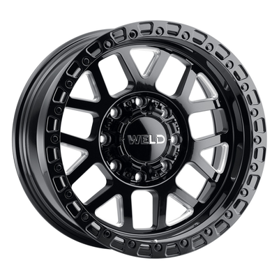 Weld Cinch 20x9 / 8x180 / 5 BS / 124.3 HB - Gloss Black Milled - Non-BL Wheel - W10509018501 Photo - Primary