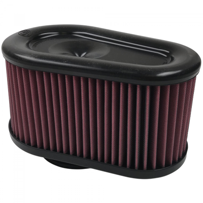 Air Filter For Intake Kits 75-5086,75-5088,75-5089 Oiled Cotton Cleanable Red S&B