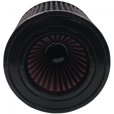 Air Filter For Intake Kits 75-2557 Oiled Cotton Cleanable 7 Inch Red S&B