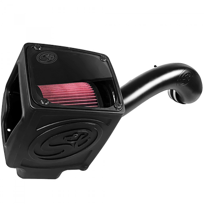 Cold Air Intake For 16-19 Silverado/Sierra 2500, 3500 6.0L Cotton Cleanable Red S&B
