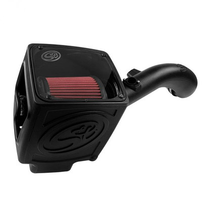Cold Air Intake For 09-13 Chevrolet Silverado/ Sierra 2500 / 3500 6.0L Cotton Cleanable Red S&B