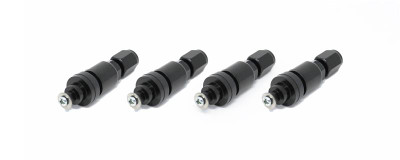 Torque Solution Billet TPMS Valve Stem Kit (Black) 2008+ Subaru Legacy Impreza WRX / STi - TS-SU-558BK-4 Photo - Primary