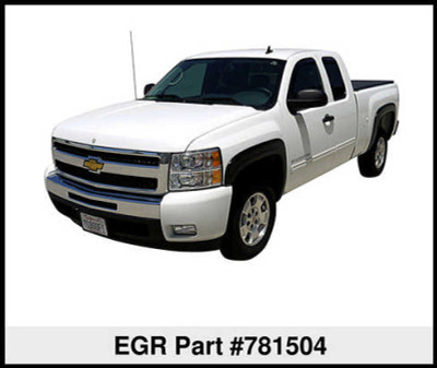 EGR 07-13 Chev Silverado 6-8ft Bed OEM Look Fender Flares - Set (781504) - 781504 Thumbnail
