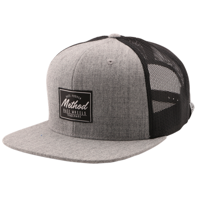 Method Race Proven Trucker Hat Snapback Heather Grey - Black - AP-H0014 Photo - Primary