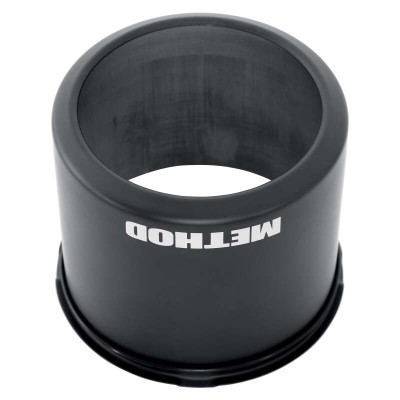 Method Center Cap 8 Lug Short - Open Style Push Through - Black - CP-OPEN140-110-B Photo - Primary
