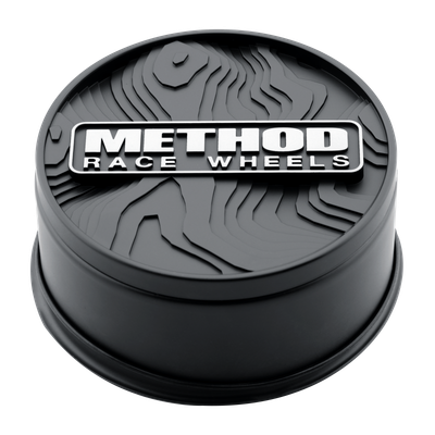 Method Race Wheels Top Push Through Center Cap 127 mm - Black - CP-TOPO127P-B Photo - Primary