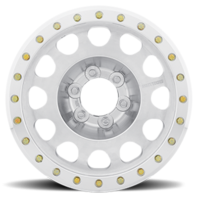 Method MR202 Forged Beadlock 17x9 -12mm Offset 8x6.5 130.81mm CB Raw Machined Wheel - MR20279080312BV Photo - Primary