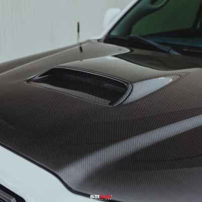 Seibon 05-11 Toyota Tacoma TR-Style Carbon Fiber Hood - HD05TYTA-TR User 1