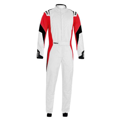 Sparco Suit Competition (Boot Cuff) 52 White/Red - 001144B52BRNR Photo - Primary