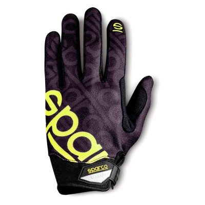 Sparco Glove Meca 3 XL Black/Yel - 002093NRGF4XL Photo - Primary