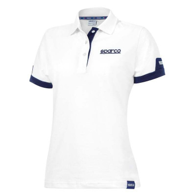 Sparco Polo Lady Corporate LRG White - 01323BI3L Photo - Primary