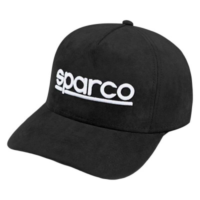 Sparco Cap Suede Black - 01353NR Photo - Primary