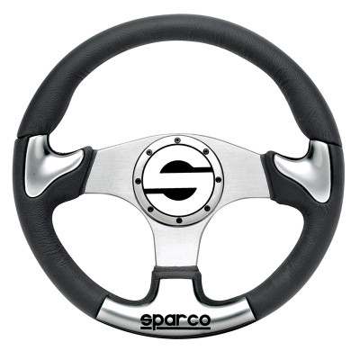 Sparco Strwhl P 222 Silver - 015THPUGR345 Photo - Primary