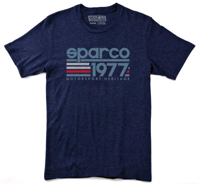 Sparco T-Shirt Vintage 77 Nvy Sml - SP02900BM1S Photo - Primary