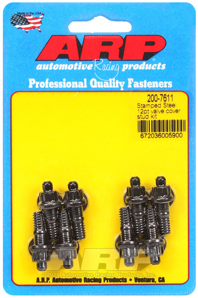 ARP Stamped Steel 12pt Valve Cover Stud Kit - 200-7611 Photo - Primary