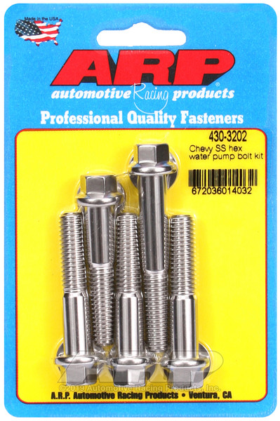 ARP SB/BB Chevy Short Water Pump SS Hex Bolt Kit - 430-3202 Photo - Primary