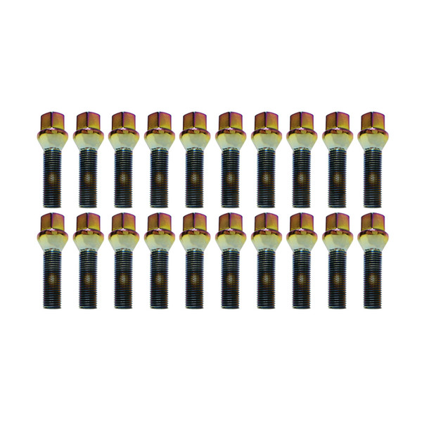 Wheel Mate Mevius 17 Hex Lug Bolt Set of 20 - Chrome Neon 14x1.25 40mm Cone 60 DEG TAP - 40592N User 1