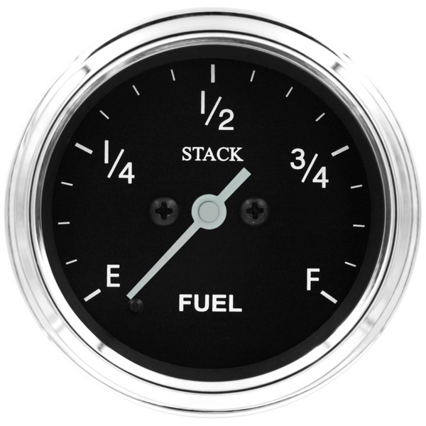 Autometer Stack 52mm 0-280 Ohm Programmable Pro Stepper Motor Fuel Level Gauge - Classic - ST3315C Photo - Primary