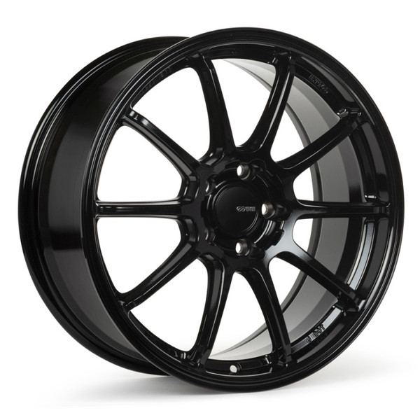 Enkei TRIUMPH 18x8 5x114.3 45mm Offset 72.6mm Bore Gloss Black Wheel - 543-880-6545BK Photo - Primary