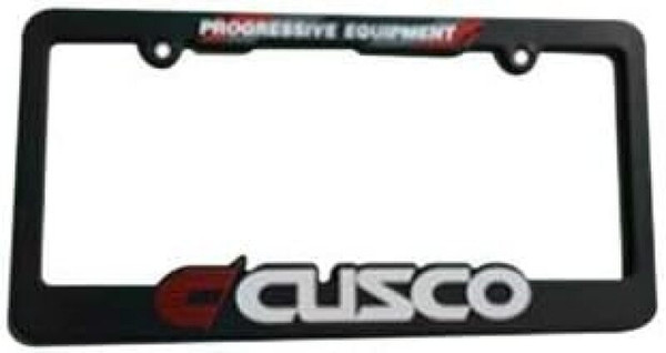 Cusco License Plate Frame Black Usdm Spec Limited - CUS LPF BK User 1