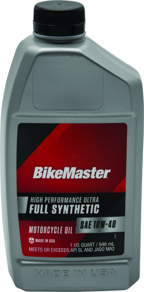 Bike Master 10W40 Full Synthetic Oil Quart - 532322 Photo - Primary