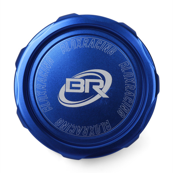 BLOX Racing Billet Honda Oil Cap - Blue - BXAC-00501-BL User 1