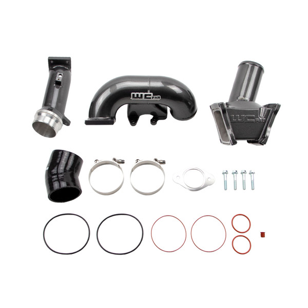 Wehrli 2006-2007 LBZ Duramax High Flow 3in Y-Bridge Kit- Gloss Black - WCF100163-GB User 1