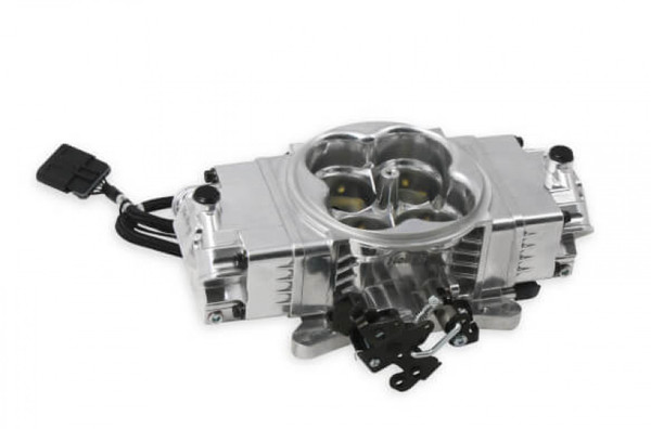 Holley EFI Terminator Stealth 2x4 Slave Throttle Body - Polished (HOE-1534-240)