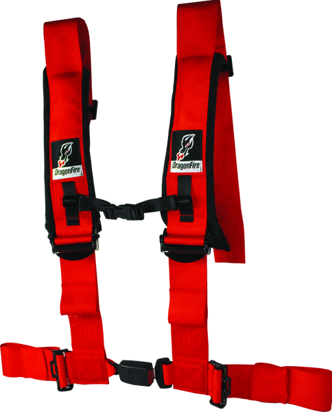 DragonFire Racing Harness 3in Ez Adjust Red - 522047 Photo - Primary