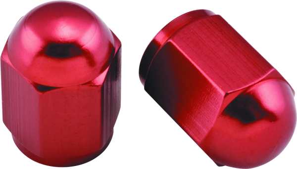 Bike Master Valve Caps Alu 6 Pair Bm Red - 151689 Photo - Primary