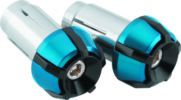 Bike Master Anti-Vib Bar End Pr Blk/Blu Bm - 152153 Photo - Primary