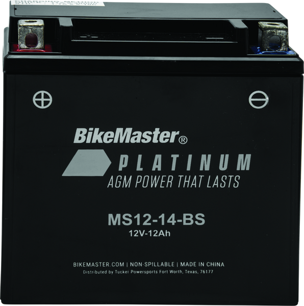 Bike Master Agm Battery Ms12-14-Bs Bm - 780713 Photo - Primary