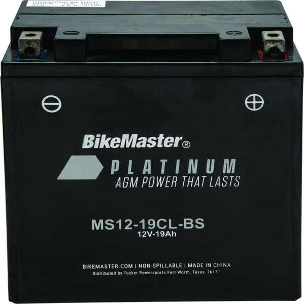 Bike Master Agm Battery Ms12-19Cl-Bs Bm - 780722 Photo - Primary