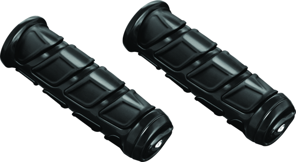 Kuryakyn Kinetic Grips Universal 1in Gloss Black - 6373 Photo - Primary