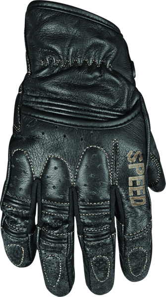 Speed and Strength Rust and Redemption Leather Gloves Black - Large - 878618 User 3