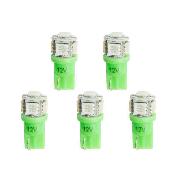 Autometer Green LED Replacement Bulb T3 Wedge - (Pack of 5) - 3285-K Photo - Primary