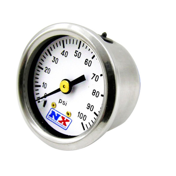 Nitrous Express Fuel Pressure Gauge (0-100 PSI) - 15512G Photo - Primary