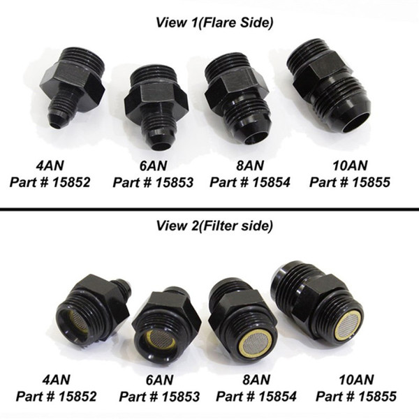 Nitrous Express 8AN to 8AN Orb Filter Fitting for Lightning 375 - 15854 Photo - Primary