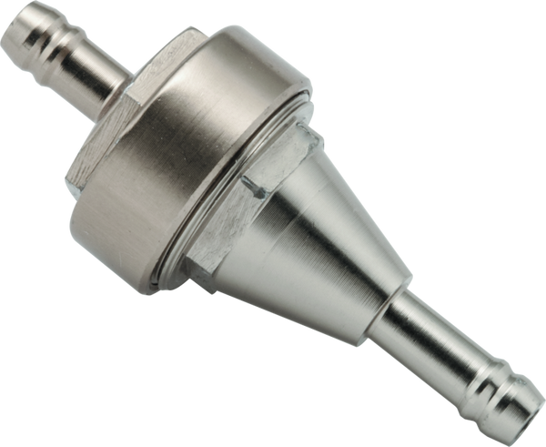 BikeMaster 1/4in Inline Fuel Filter - Titanium - 152401 Photo - Primary