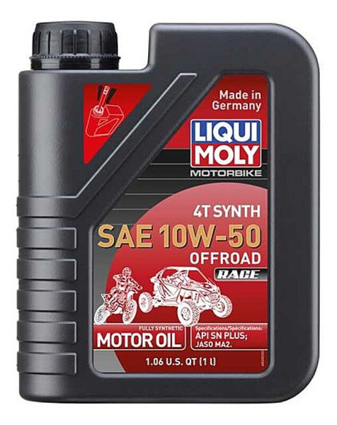 LIQUI MOLY 1L Motorbike 4T Synth SAE 10W50 Offroad Race - 20078 User 1