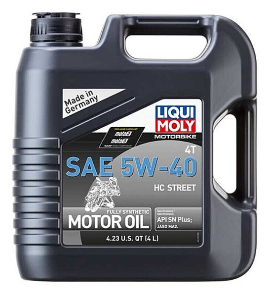 LIQUI MOLY 4L Motorbike 4T SAE 5W40 HC Street - 20414 User 1