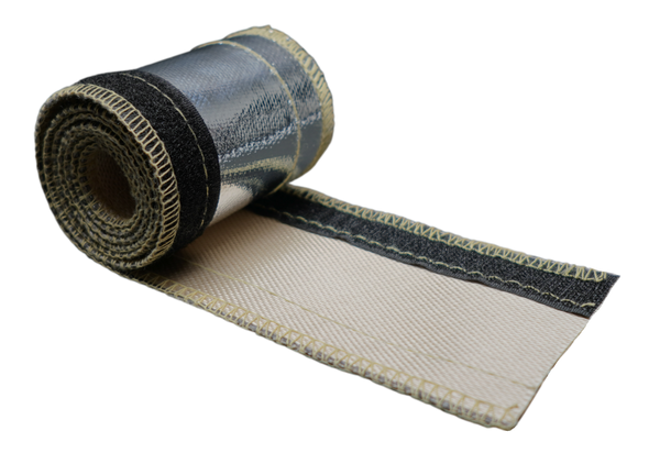 DeatschWerks 3ft Reflective Heat Protection Sleeving for -6 AN Hose - 6-02-0006-V3 Photo - Primary