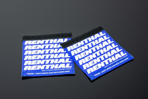 Renthal Team Clean Grip - Blue/Silver/White - G253 User 1
