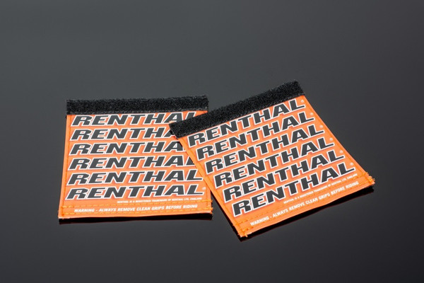 Renthal Team Clean Grip - Orange/White/Black - G254 User 1
