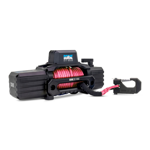 Borne Off-Road 10K Winch - Pink Synthetic Rope - BNWN-10-SPK User 1